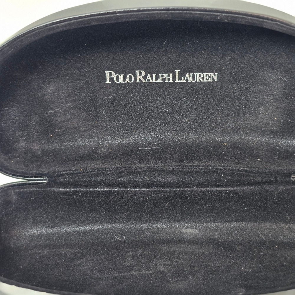 Polo Ralph Lauren Sunglasses Case Black Hard Shell Clamshell Eyewear Protector